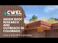 Green Roof Research and Outreach in Colorado, October 2021