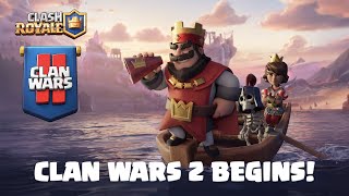 Clash Royale: ⚔️ CLAN WARS 2 BEGINS! ⚔️ ( Launch Trailer)