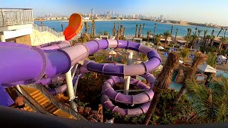 New Vortex Aqualoop Waterslide at Aquaventures Waterpark Dubai