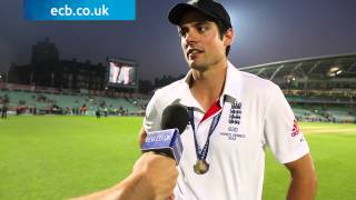 England skipper Cook describes lifting the Ashes Urn