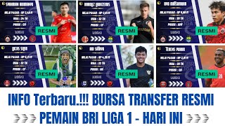 Info Terbaru.!!! Bursa Transfer Resmi Pemain BRI Liga 1 - Hari Ini PERSIB Bajak Pemain asing PERSIJA
