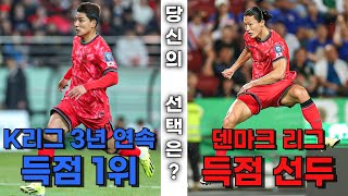 주민규vs조규성 국가대표 원톱 전격 비교 분석