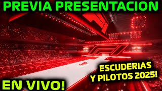 🔴PREVIA!! PRESENTACION ESCUDERIAS Y PILOTOS F1 2025!! QUE EQUIPO GENERA  MAS INTERES???