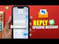 How To Reply to a Specific Message on iPhone | How to Use Inline Replies on iPhone
