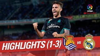 Resumen de Real Sociedad vs Real Madrid (1-3)