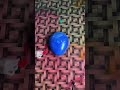 beautiful blue hbd balloon and four mini colorful balloons popping reverse asmr satisfying relaxing