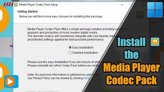 How to Install the Media Player Codec Pack of Windows