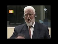 Bosnian Croat war criminal drinks poison in court