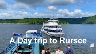 A Day trip to 🚢 Rursee, Germany 🇩🇪 | Rursee in der Eifel