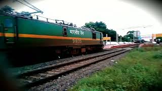 | 08545 KRPU-VSKP Koraput special passenger with vistadome coach and WAG-9 loco arriving pf 1 |