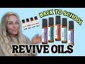 back to school haul revive essential oils