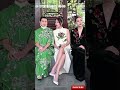 胡杏儿 张雨绮 娜然 三位不同年龄段美女同框看秀，胡杏儿绿色旗袍气质最佳，输赢一目了然