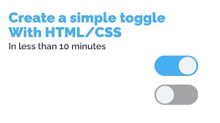 HTML/CSS Custom Checkbox Toggle Tutorial