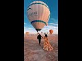 couple romantic air ballon ride amazing view shorts