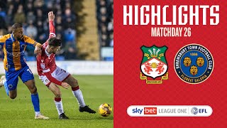 HIGHLIGHTS | Shrewsbury Town vs Wrexham AFC