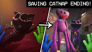 What if you SAVE CATNAP in ENDING? (good ending) - Poppy Playtime [Chapter 3] Secrets Showcase