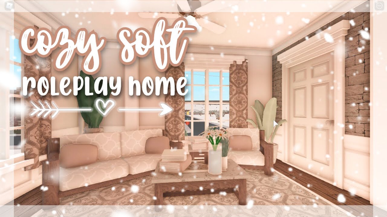 Bloxburg | Cozy Soft Roleplay Home | Speedbuild - YouTube