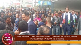 Mar shu mih u bah Synshar pyrta ki paidbah ha ka Bom, smam dap ka surok ha DC Ophis, Shillong