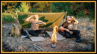 Deftig kochen 🥣 und Bushcraft Ausrüstung im Herbst 🍁 🍂 - Outdoor Bushcraft Deutschland