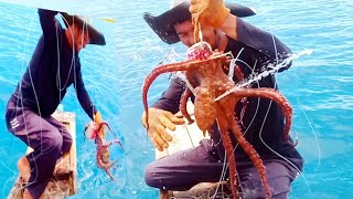 SEPERTI INI GURITA TERKENAK UMPAN BUATAN #octopus #strike  #mancinggurita