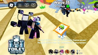 Toilet Tower Defense ep20 เล่นตัว Upgrade Mafia Roblox