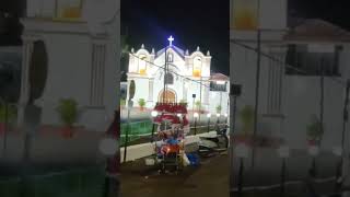 Mount Carmel Chapel ponda illuminated on pretext of Christmas #stars #jinglebells #xmas #christmas