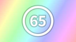 65 seconds timer ‐ Countdown Circle Gradation