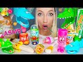 ASMR LOLLIPOP EATING  MIX CANDY, CHUPA CHUPS, 립스틱 사탕, 과자 디저트 (SPRAY SOUR, RAINBOW) SWEETS MUKBANG 먹방