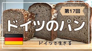 【ドイツパン3種類】酸っぱいけど美味しいドイツのパン｜ドイツ人のパンの食べ方｜ヴルストの種類は1500以上｜ライ麦パン、スペルト小麦、全粒粉パン、サワー種…ドイツパンは健康的