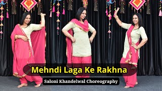 Mehndi Laga Ke Rakhna |  Dilwale Dulhania Le Jayenge | wedding Dance | Dance by saloni Khandelwal