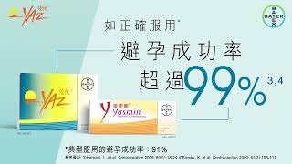 為何全球4000萬女士選擇YAZ®避孕藥? 優悅® 優思明® 避孕藥系列