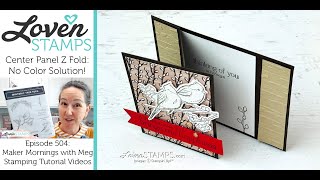 Ep 504: WINTER BIRDS Center Z Fold with Stampin' Up!®'s Nests of Winter Suite Collection