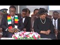 🇿🇼 President Mnangagwa Arrives at Brigadier Donald Silundi Tshuma Burial Ceremony | Final Respects