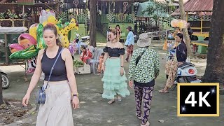 Kean Svay Resort Walking Tour @Kandal Province | Cambodia 4K Trip 2023