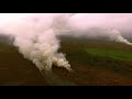 Heather burning in North Yorkshire