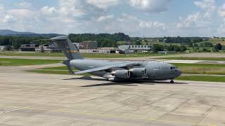 US Air Force Boeing C17 Globemaster 77-185 ZRH/LSZH