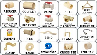 plumbing work material s name s Full HD ||cpvc pipe fittings, pipe analysis, plumbing besics