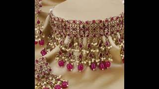 YouTube Jewelry Videos | Party Wear modern Jewelry | Latest Choker Design | Indian Kundan Jewellery