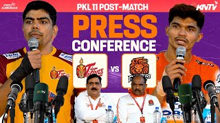 PKL 11 M43 | Telugu Titans Vs Puneri Paltan Press Conference ft. Pawan Sehrawat and Pankaj Mohite