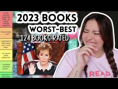 tier ranking of every book I've read this year so far, from worst to best!!