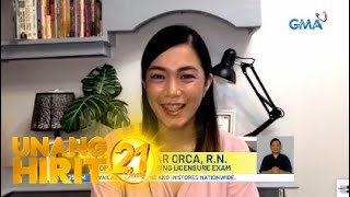 Unang Hirit: Nursing examinee, nag-Top 9 sa licensure exam!