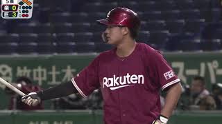 ドラ2黒川史陽、チャンスで三振！楽天は得点ならず（2打席目）オープン戦