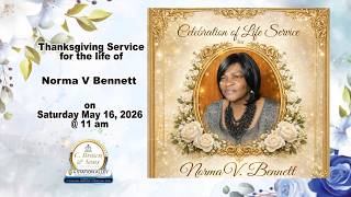Norma V Bennett Funeral Service