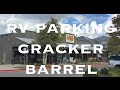 Spending the Night at Cracker Barrel | Full Time RV Life