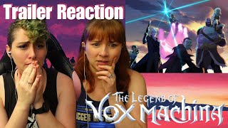 Legends of Vox Machina | REACTION | Opening Title | Gallifrey Pals Get Critical