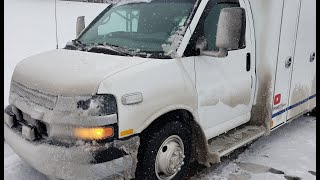 E044 - Musical relaxing driving, Ottawa to Halifax in a surprise Ice Storm!