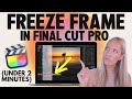 🎬 Tutorial: How to Freeze Frame in Final Cut Pro *The Easy Way*