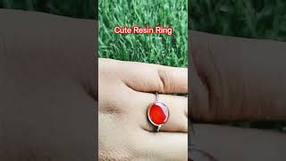 Cute Resin Ring | #resinring #ring #handmade #resinjewelry #newsong #shortvideo #shorts #song #diy