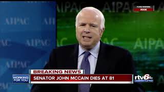 Sen. John McCain has died at the age of 81
