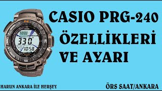 CASIO PRG-240 AYAR VE ÖZELLİKLER